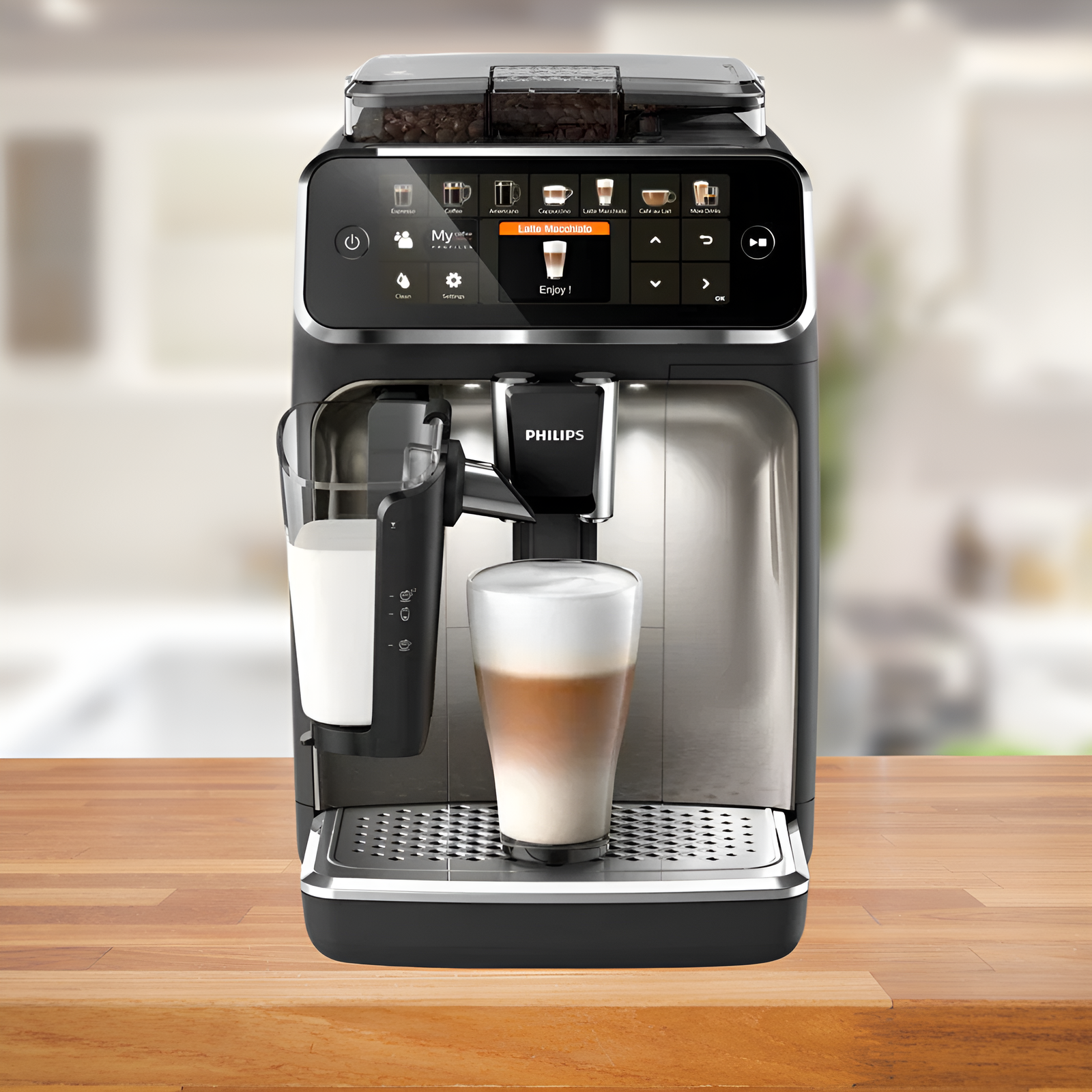 old5400 2 Philips 5400 Series EP5447/90 β Vollautomatische Espressomaschine β Bild 1